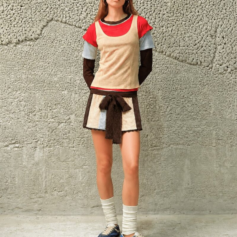 Siedrés SHOL - Bow detailed satin mini shorts — image 2 of 3
