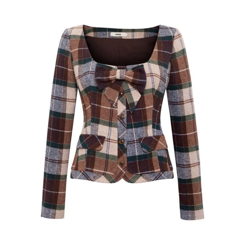 Siedrés LENOR - Jacket with front bow detail — image 1 of 5