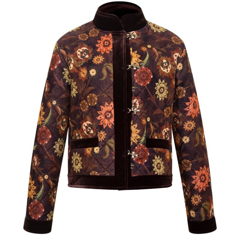 Siedrés DONNA - Floral jacket with hook closure — image 1 of 6