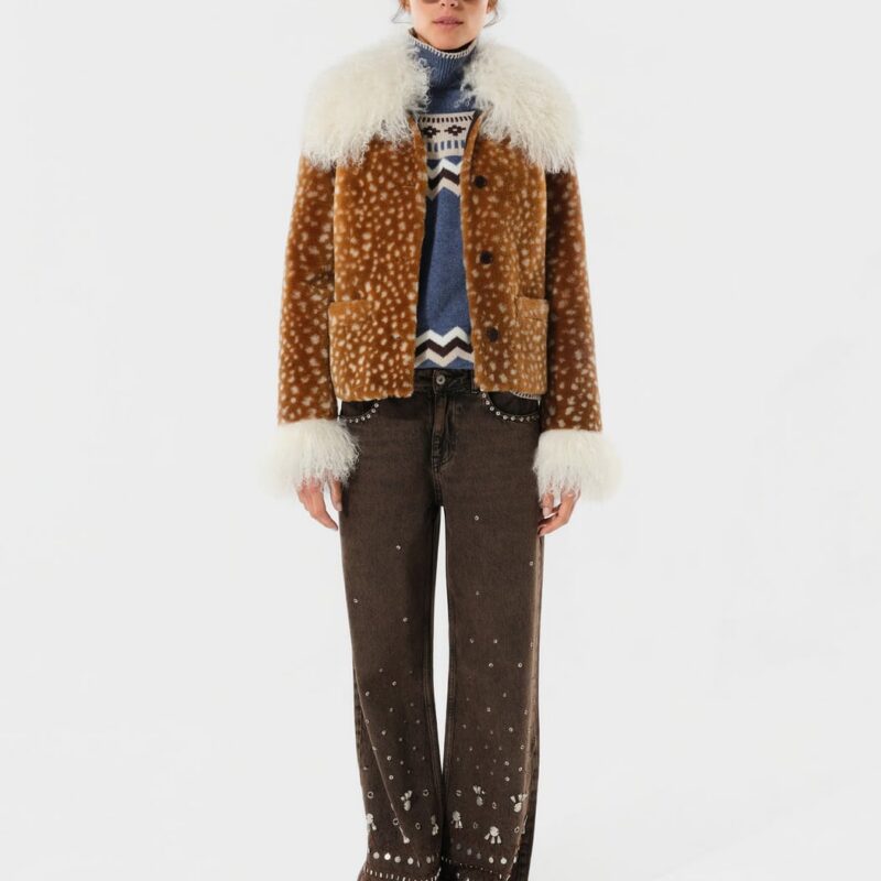 Siedrés JUNIE - Studded denim pants — image 2 of 7