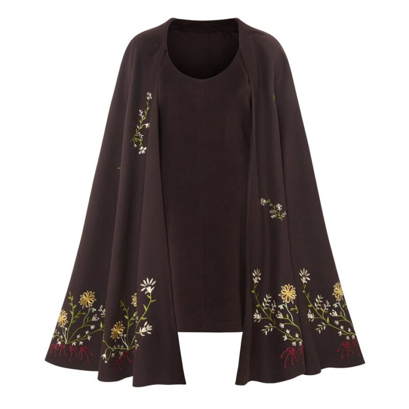 Siedrés LORIN - Embroidered cape and dress set — image 1 of 6