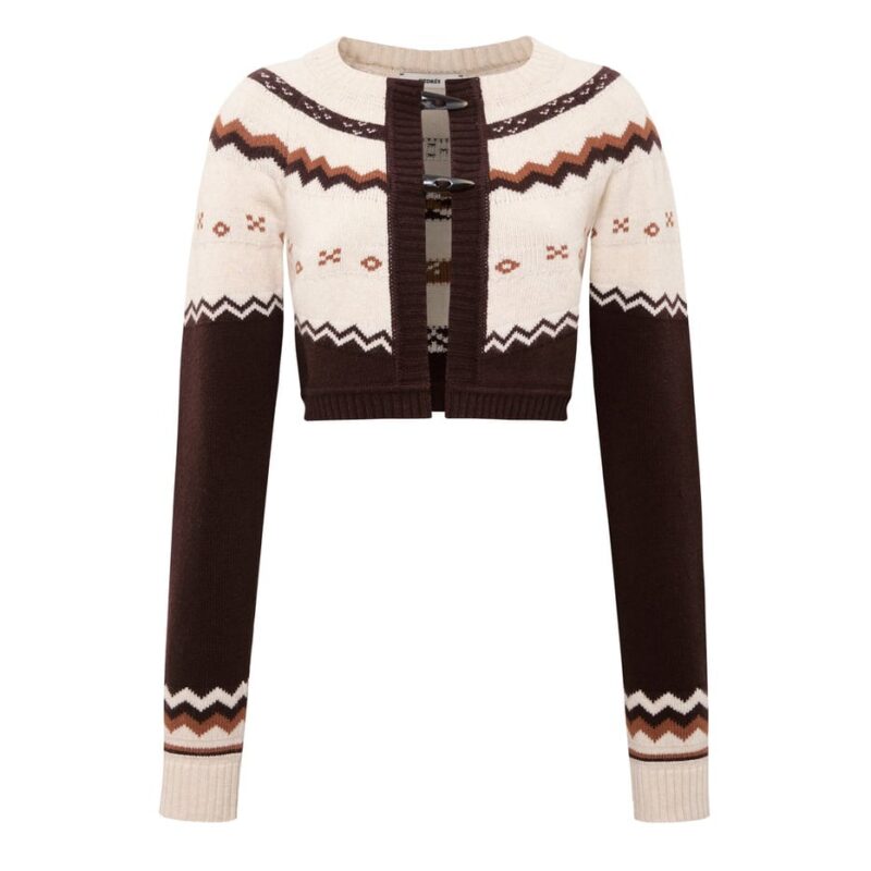 Siedrés ODESSA - Nordic patterned button cardigan — image 1 of 6