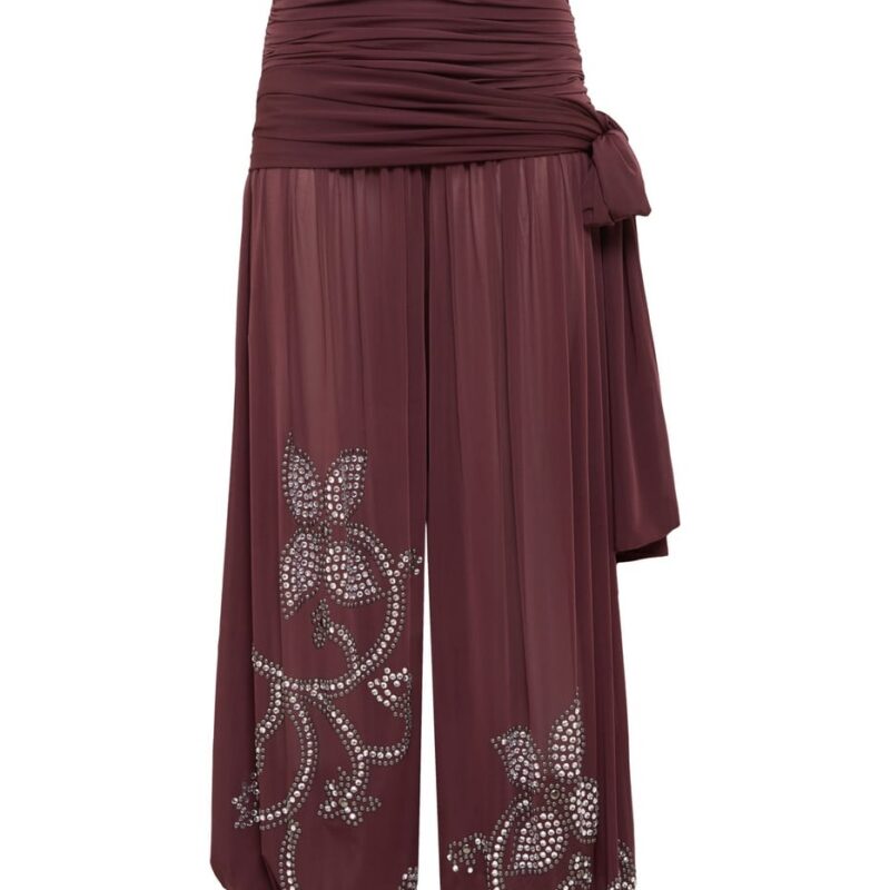 Siedrés TATE - Draped jersey pants with detail — image 1 of 6