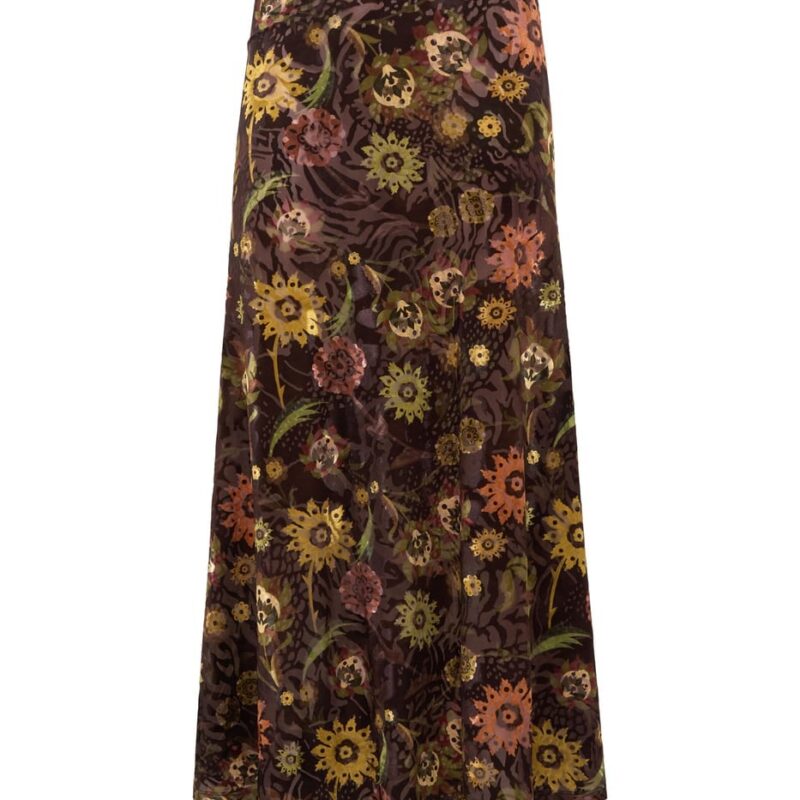 Siedrés SINY - Floral printed midi skirt — image 1 of 5