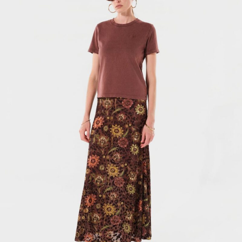 Siedrés SINY - Floral printed midi skirt — image 2 of 5