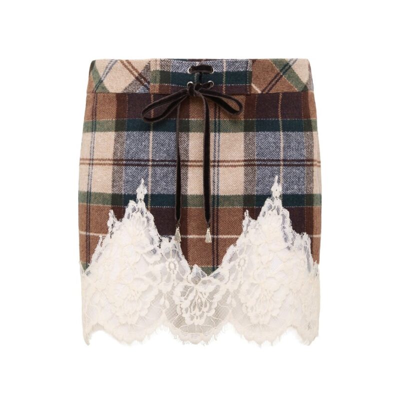 Siedrés WITZ - Lace-trimmed mini skirt — image 1 of 7