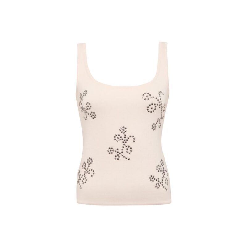 Siedrés CALI - Embellished square neck top — image 1 of 4