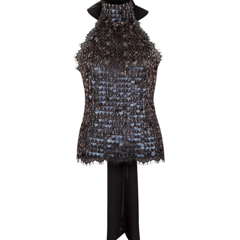 Siedrés DARCY - Sequin embellished lace top — image 1 of 6