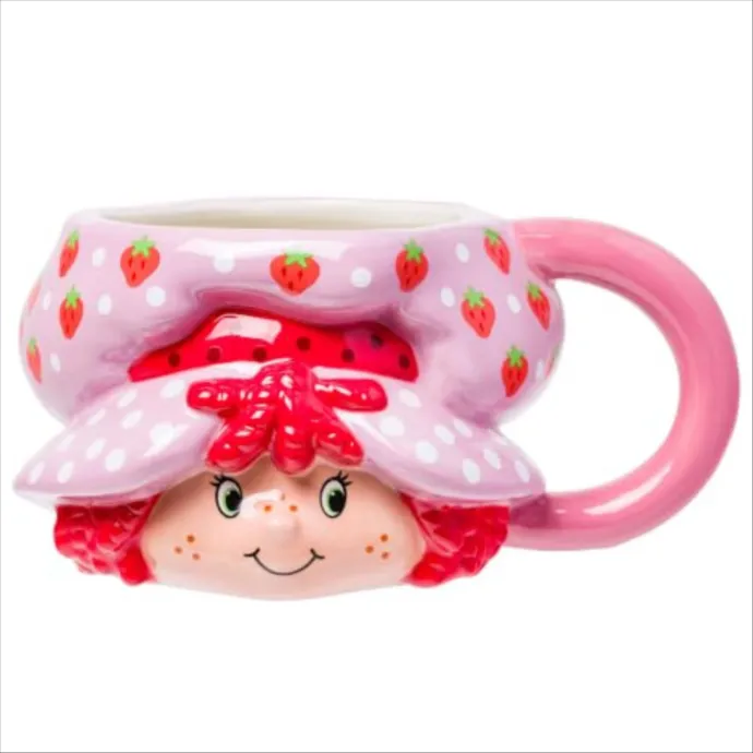 Silver Buffalo Strawberry Shortcake, 3D Sculpted Mug, 20oz
