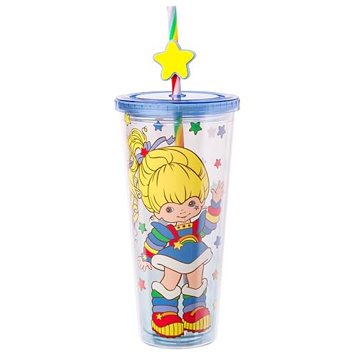 Silver Buffalo Rainbow Brite, Plastic Cold Cup, 24oz