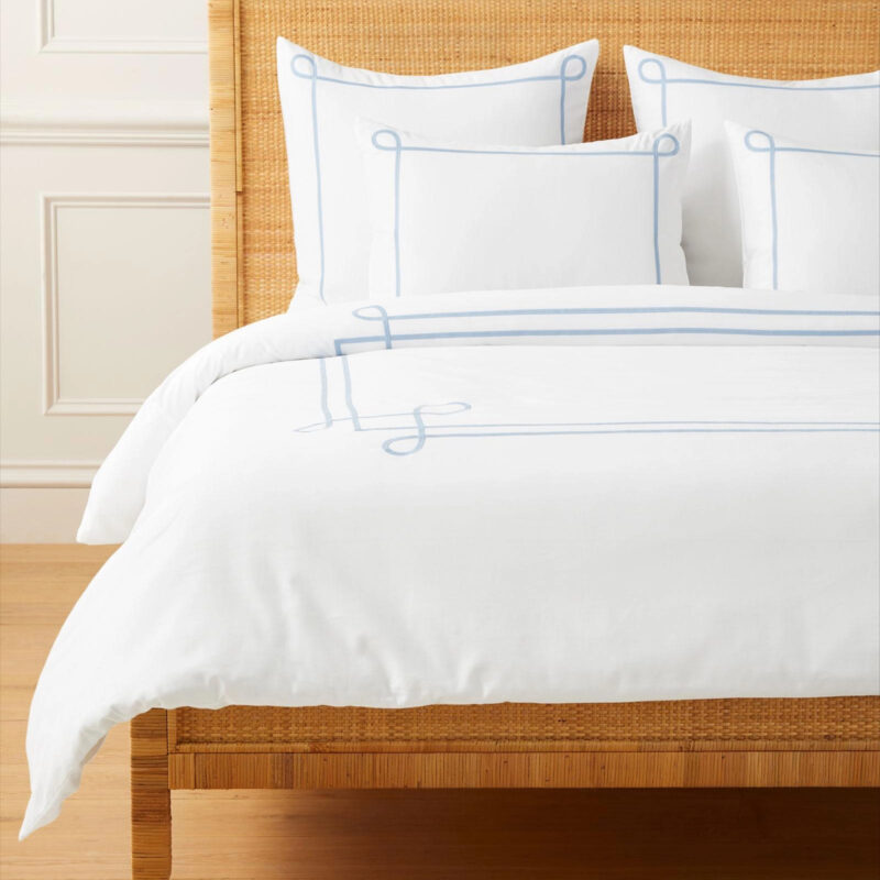 Serena & Lily Southport Sateen Duvet Cover