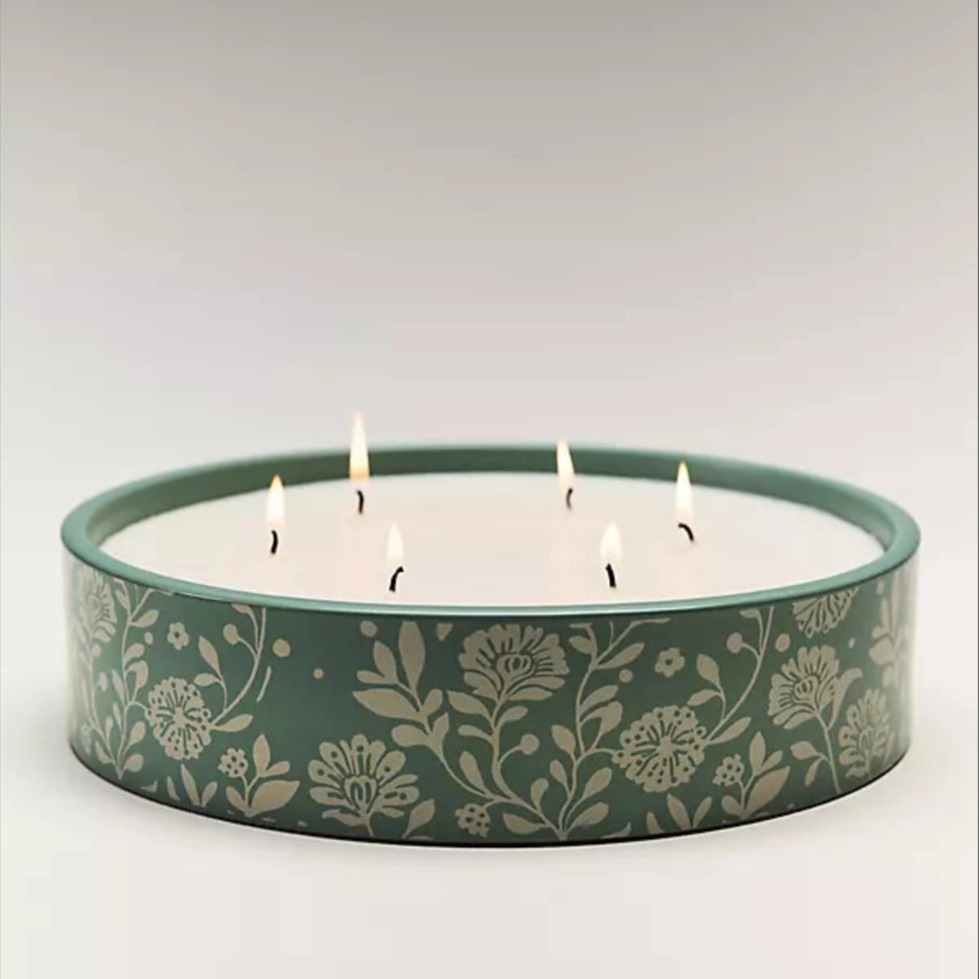 Spring Cottage Fresh Cotton Blossom & Neroli Ceramic Decorator Candle