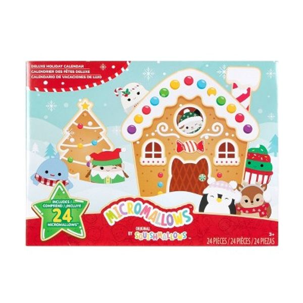 Squishmallows Micromallows Holiday Advent Calendar (24 pc)