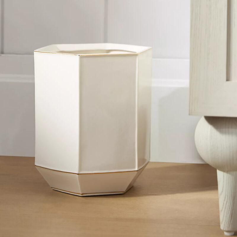 St. Honore Porcelain Waste Basket