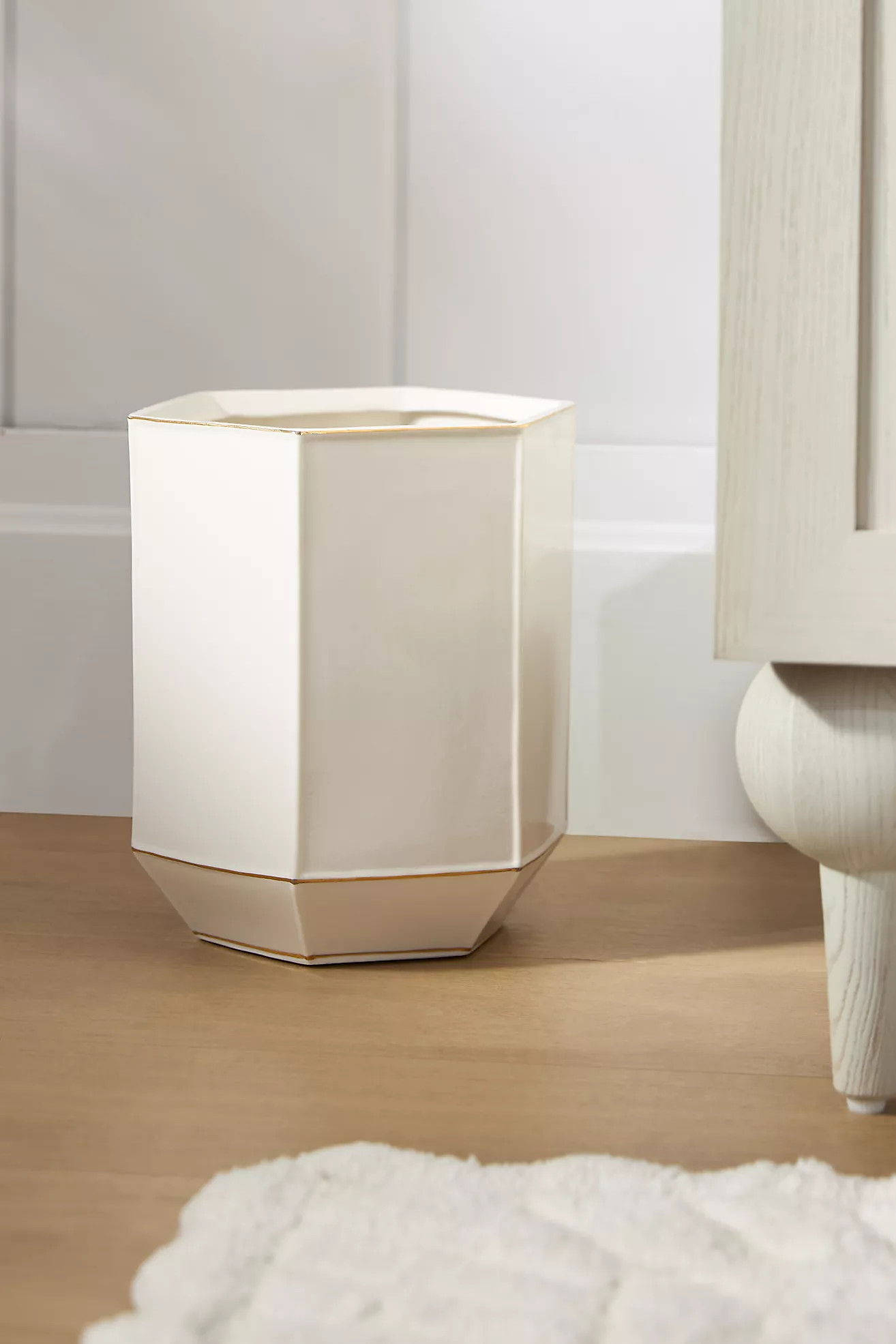 St. Honore Porcelain Waste Basket