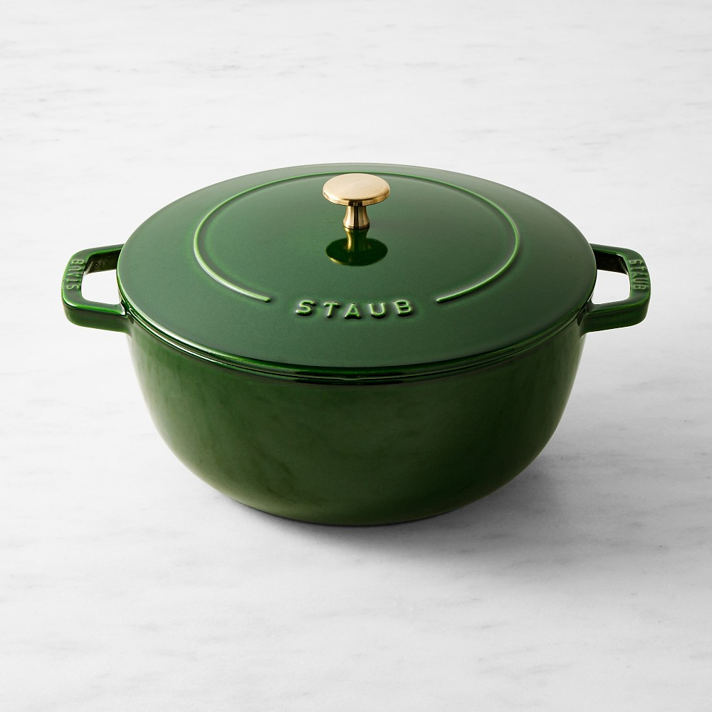 Staub Basil with Brass Staub Basil with Brass Collection Staub Enameled Cast Iron Essential French Oven