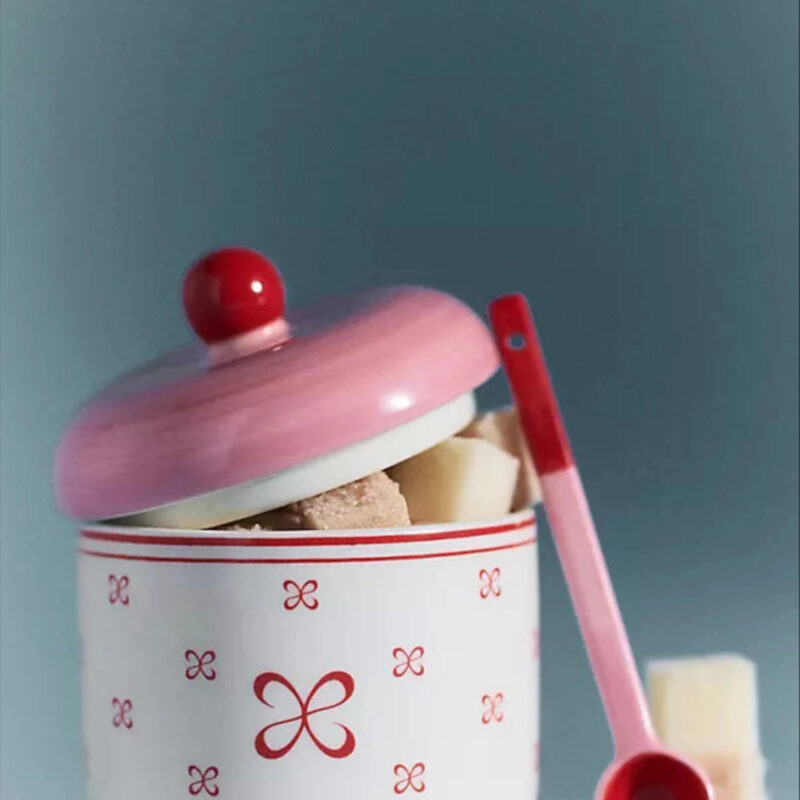 Maeve by Anthropologie Stoneware Sugar Bowl & Spoon