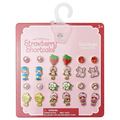 Strawberry Shortcake Girls' Earring Set - 12pc
