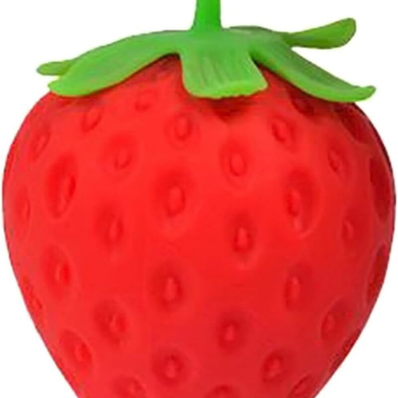 Strawberry Squishy, Realistic Strawberry Ball Relieve Stress and Anxiety,Party Favor Slow Rise Pressure Release Toy