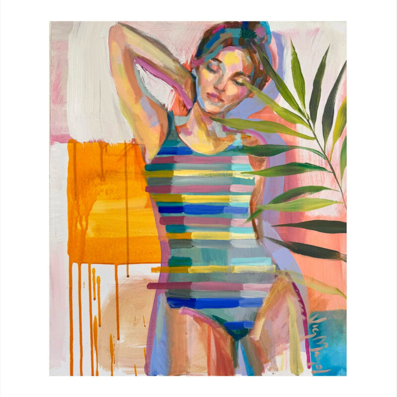 Serena & Lily Striped Swimsuit by Vig Mayol