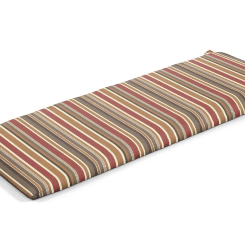 Sunbrella 48 in Bench Cushion Sunbrella Fabric 18-in x 48-in Brannon Redwood Patio bench cushion one_size | DS2860-3192
