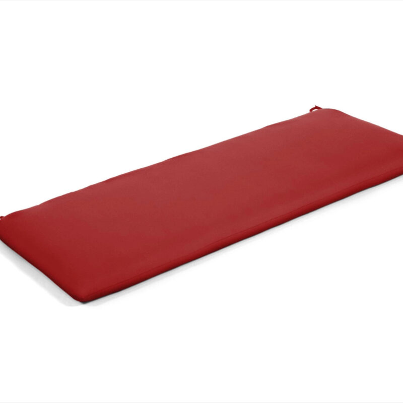 Sunbrella 48 in Bench Cushion Sunbrella Fabric 18-in x 48-in Canvas Jockey Red Patio bench cushion one_size | DS2860-3032