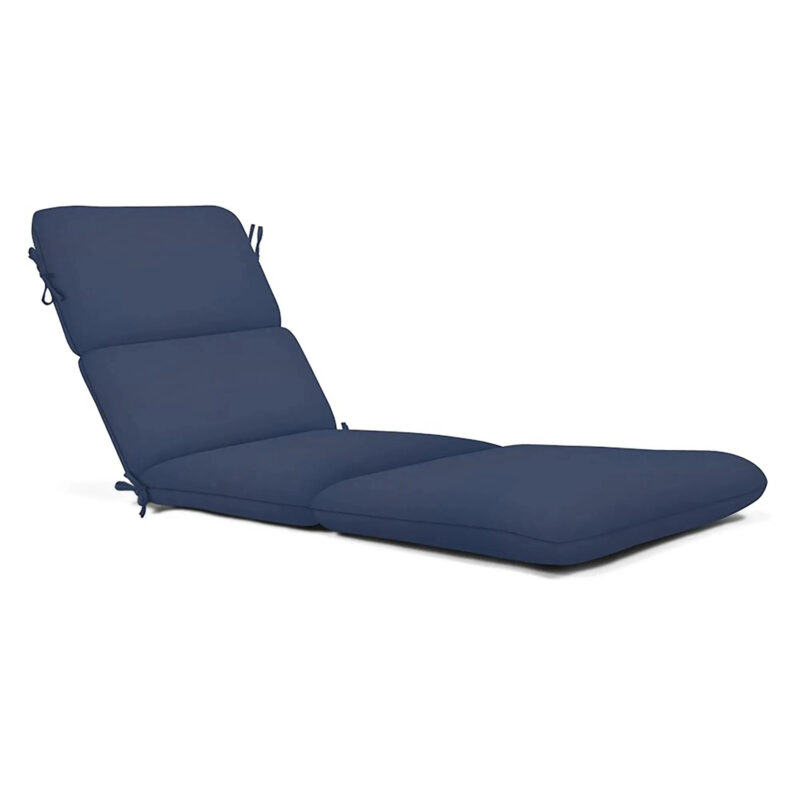 Sunbrella Chaise Cushion Sunbrella Fabric 74-in x 22.5-in Canvas Navy Patio chaise lounge chair cushion one_size | DS2301-3012