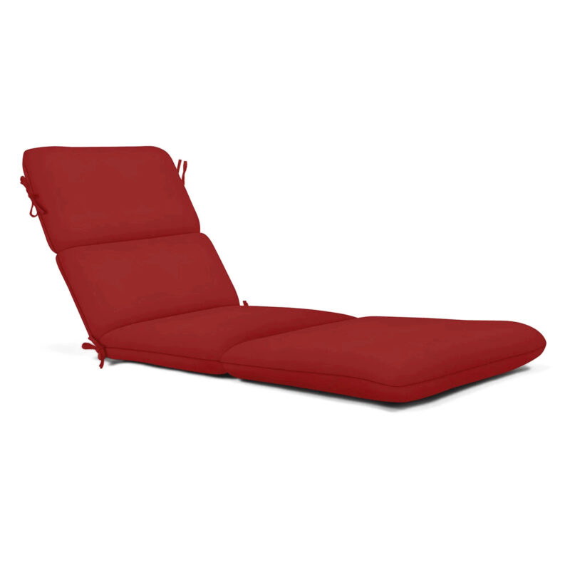 Sunbrella Chaise Cushion Sunbrella Fabric 74-in x 22.5-in Canvas Jockey Red Patio chaise lounge chair cushion one_size | DS2301-3032