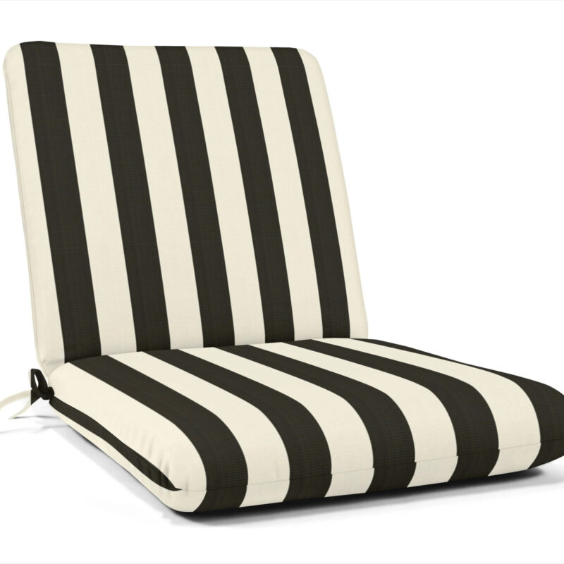 Sunbrella Club Cushion Sunbrella Fabric 22-in x 22-in Maxim Classic Patio chair cushion one_size | DS2110-3049