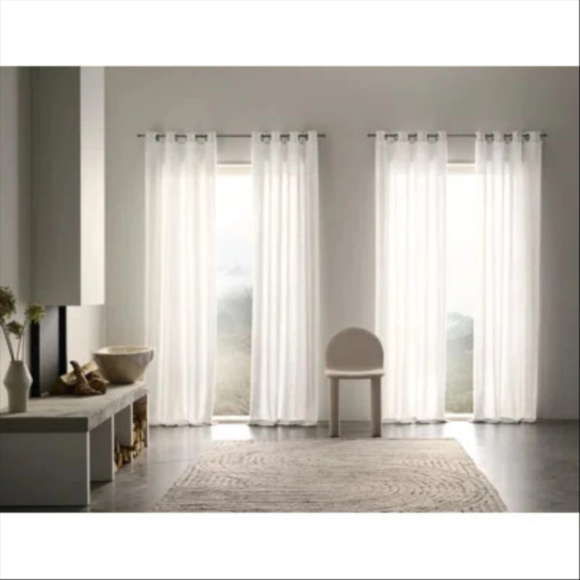 Sunbrella Madison Indoor/Outdoor Light Filtering Curtain