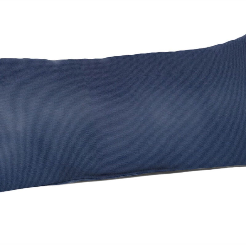 Sunbrella Pillows Sunbrella Solid Canvas Navy Rectangular Lumbar pillow one_size in Blue | DS2859-3012