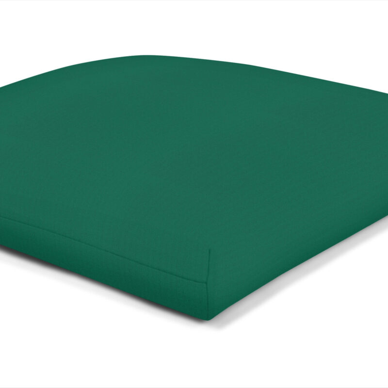 Sunbrella Wicker Pad Sunbrella Fabric 18-in x 18-in Canvas Forest Green Patio chair cushion one_size | DS6973-3013