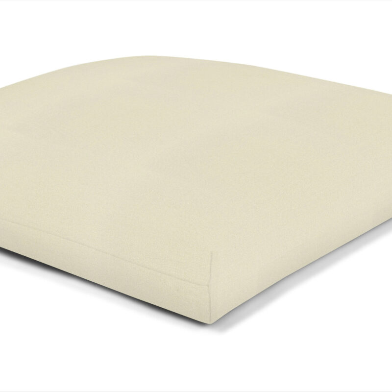 Sunbrella Wicker Seat Pad Sunbrella Fabric 19.5-in x 19.5-in Canvas Canvas Patio chair cushion one_size | DS6974-3020