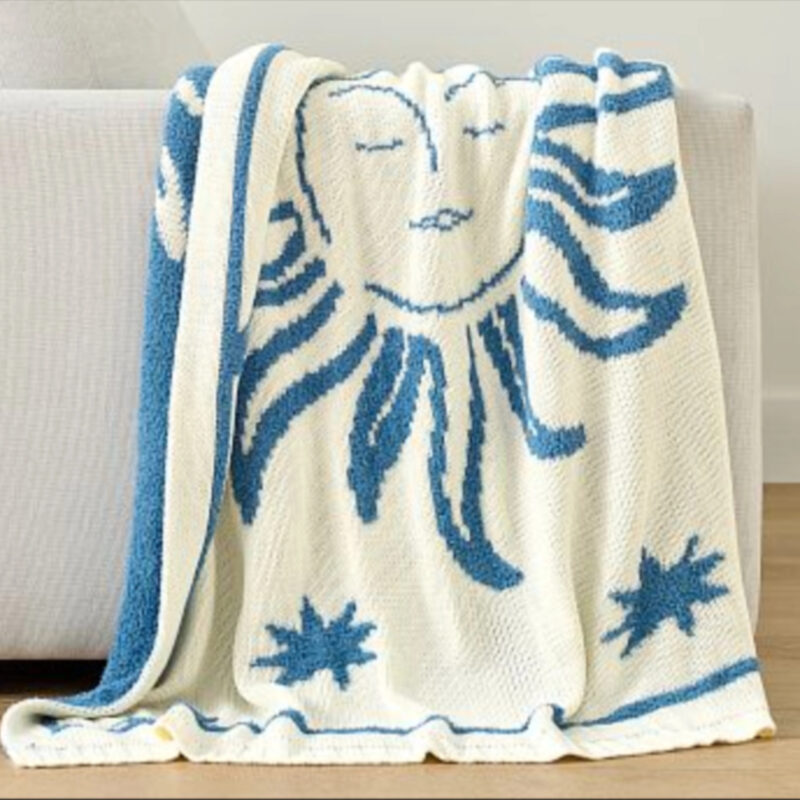 Sunshine Knit Throw