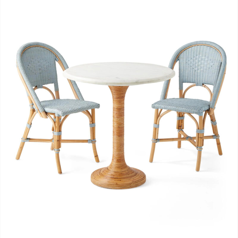 Serena & Lily Sunwashed Riviera & Southampton Bistro Set