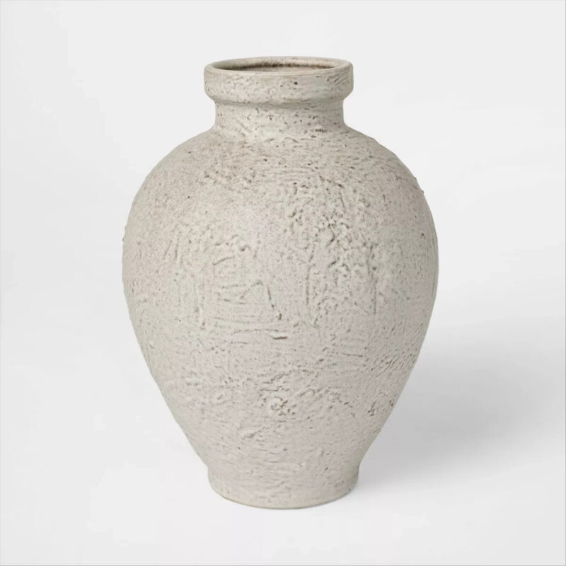 Tall Textured Ceramic Vase - Threshold™ designed with Studio McGee