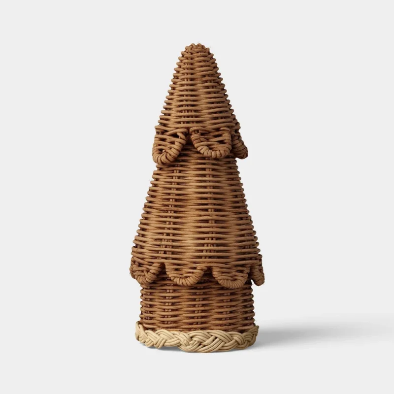 Scalloped Woven Christmas Tree - Threshold™