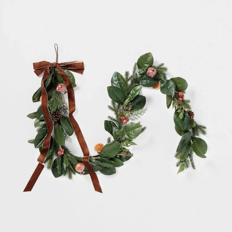 72" Sugared Fruit Christmas Garland - Threshold™ designed with Studio McGee