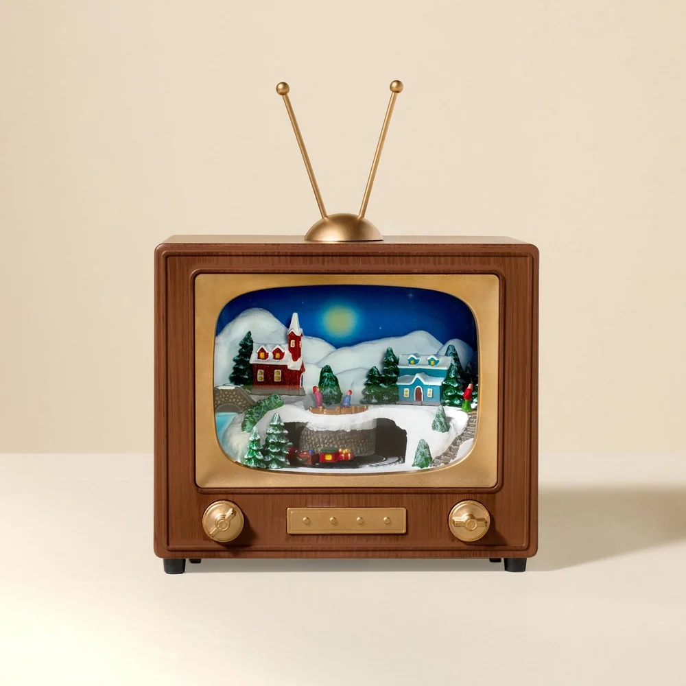 LED Lighted Animated Christmas Musical TV - Hearth & Hand™ with Magnolia