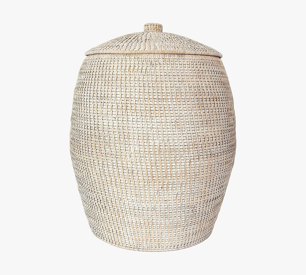 Tava Rattan Beehive Laundry Hamper with Lid