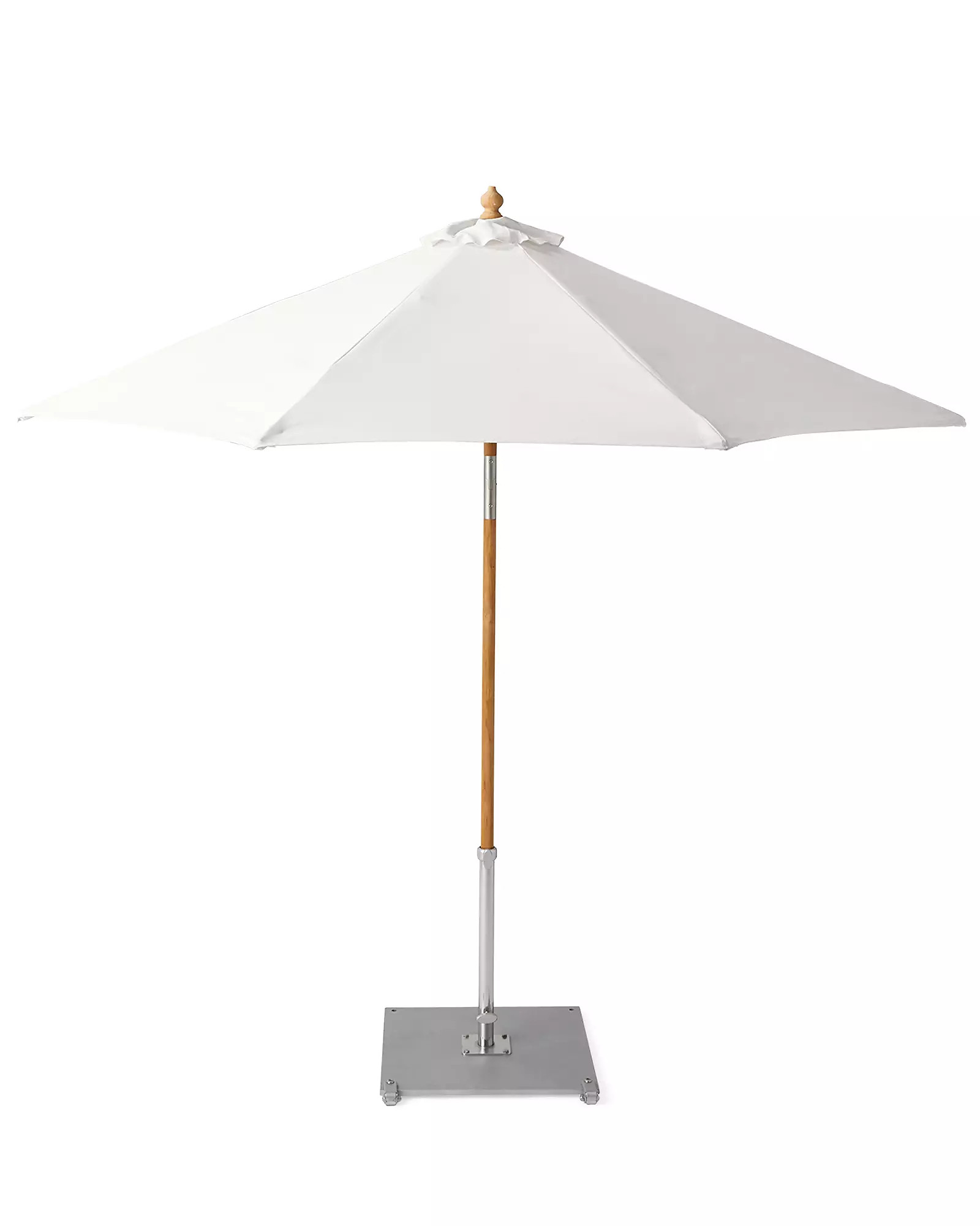 Teak Market Umbrella