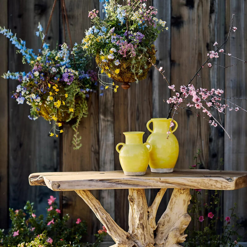 Teak Root Console
