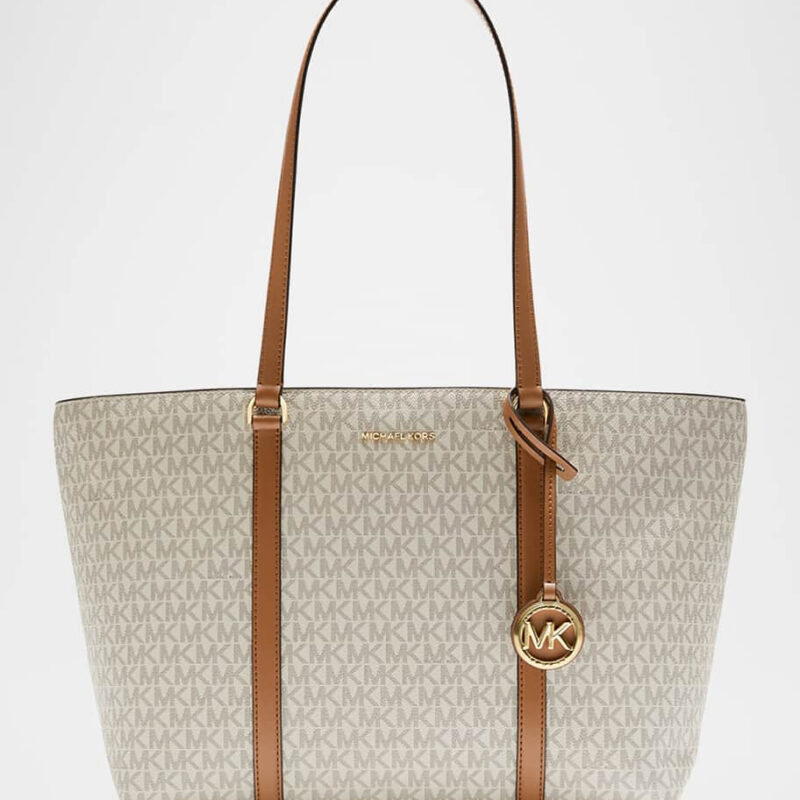 Temple Monogram Logo Tote Bag