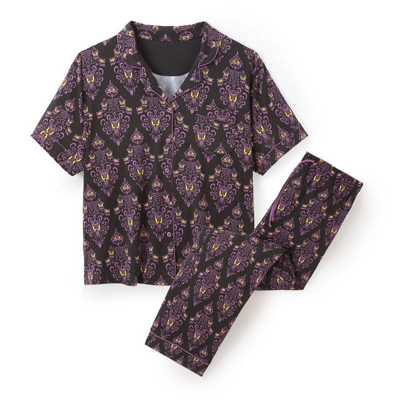 The Haunted Mansion Wallpaper Pajama Set for Women