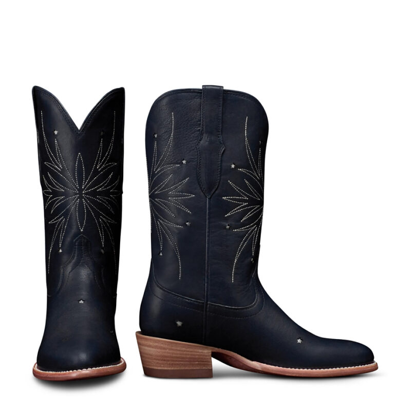 The Jamie in Atlantic Blue Cowhide - Women's Cowgirl Boot | Tecovas