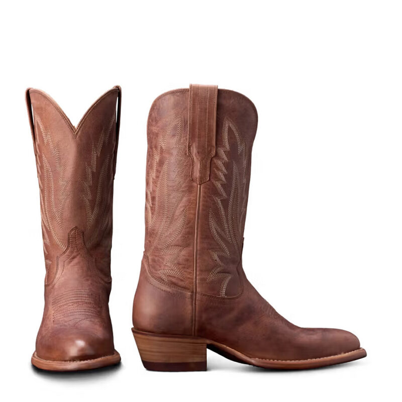 The Jamie Women's Cowgirl Boot - Brown goat | Tecovas
