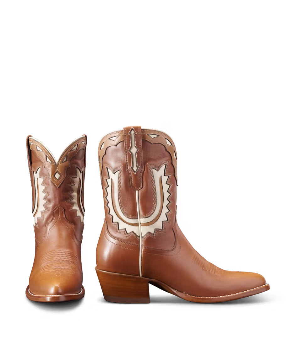The Jolene Cowgirl Boot - Brown cowhide | Tecovas