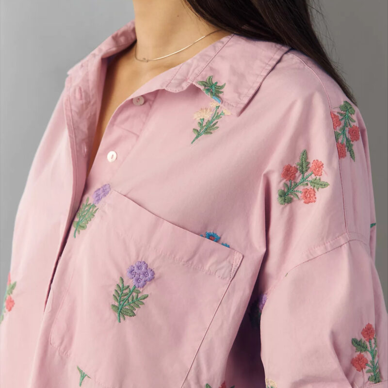 The Mabel Boxy Oxford Shirt by Maeve