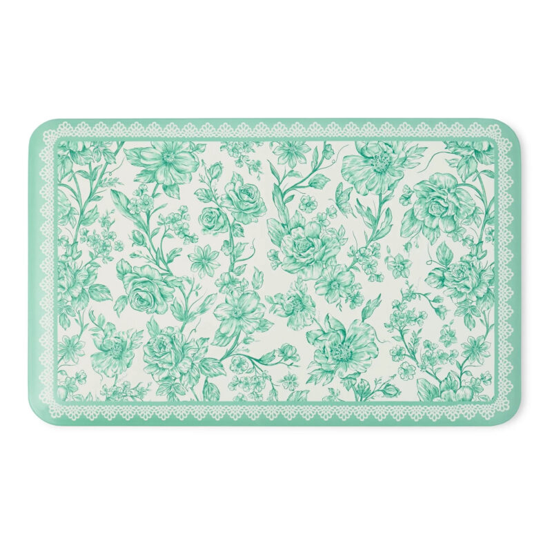 The Pioneer Woman Agatha Comfort Kitchen Mat, Green, 20" x 30" - Walmart.com