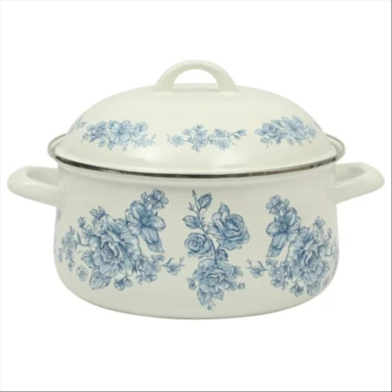 The Pioneer Woman Agatha Enamel-on-Steel 6-Quart Dutch Oven, Blue